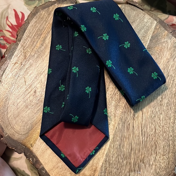 Vintage 60s RALPH MARLIN Shamrock Irish St Patrick's Day Tie Milwaukee USA NEW - Picture 8 of 12